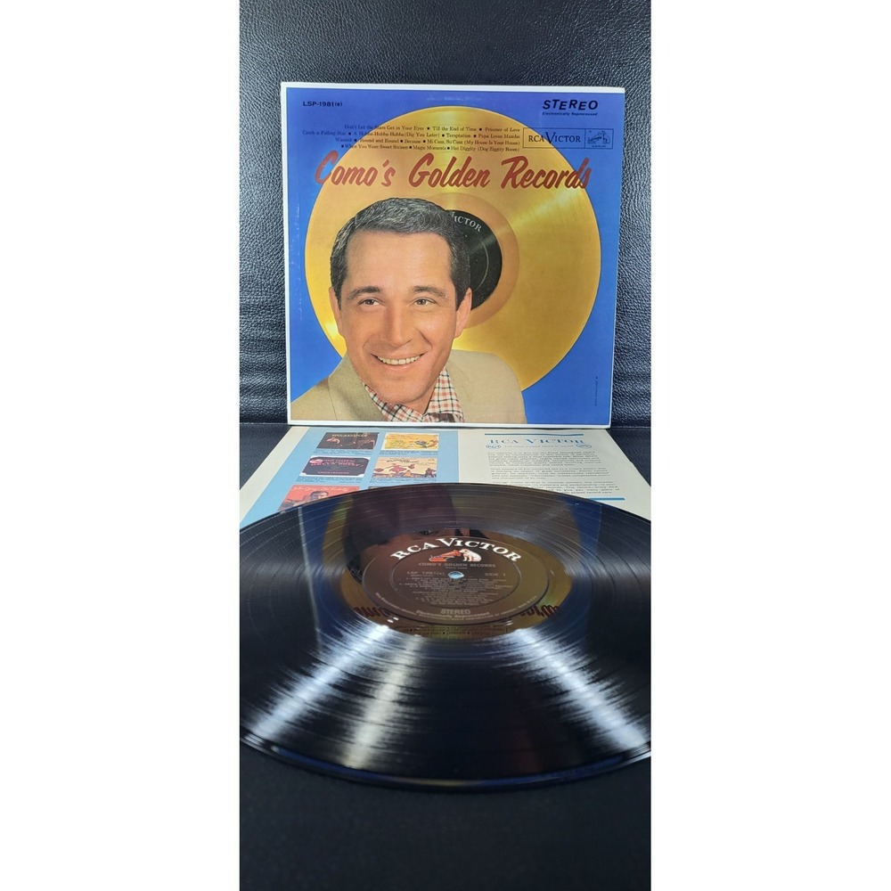 Perry Como Como's Golden Records RCA Victor LP Vinyl Album 12" 33 RPM 1958 VG++